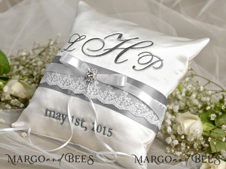 RING BEARER BOXES & PILLOWS elegance ring pillows Elegance wedding Ring Pillow • Custom Ring Bearer Pillow • Wedding Ring Bearer Personalised