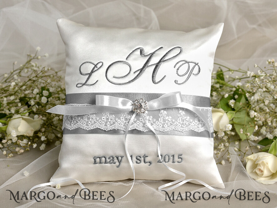 RING BEARER BOXES & PILLOWS elegance ring pillows Elegance wedding Ring Pillow • Custom Ring Bearer Pillow • Wedding Ring Bearer Personalised