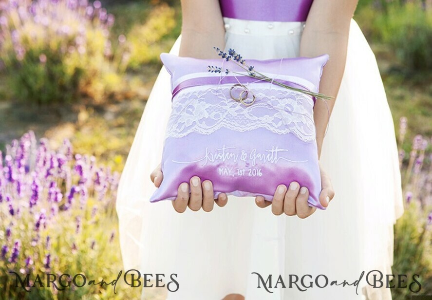 RING BEARER BOXES & PILLOWS elegance ring pillows Wedding Ring Pillow Personalised • Ring Bearer Pillow Elegance • Custom Wedding Ring Bearer
