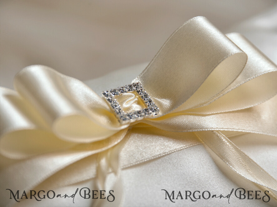 RING BEARER BOXES & PILLOWS elegance ring pillows Wedding Ring Pillow Personalised • Ring Bearer Pillow Elegance • Custom Wedding Ring Bearer