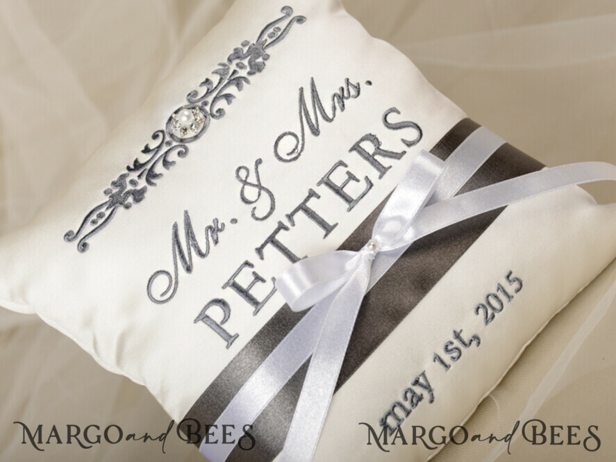 RING BEARER BOXES & PILLOWS elegance ring pillows Elegance wedding Ring Pillow • Custom Ring Bearer Pillow • Wedding Ring Bearer Personalised