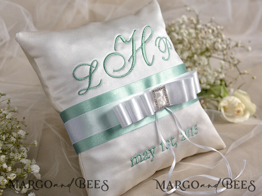 RING BEARER BOXES & PILLOWS elegance ring pillows Wedding Ring Pillow Personalised • Ring Bearer Pillow Elegance • Custom Wedding Ring Bearer
