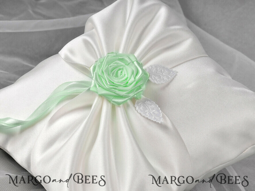 RING BEARER BOXES & PILLOWS elegance ring pillows Classic Wedding Ring Pillow • Embroidered Ring Bearer Pillow • Ring Bearer Pillow Presonalised