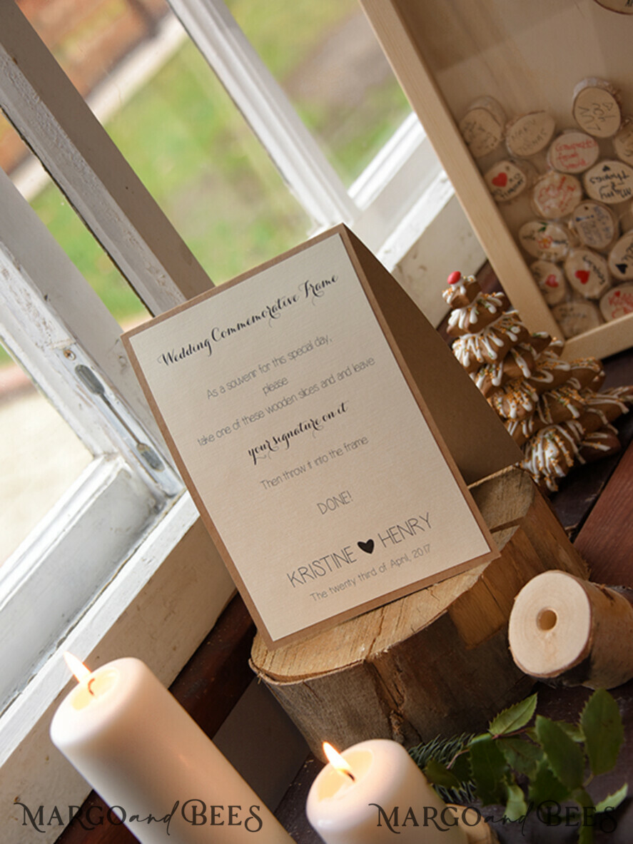 Rerto wedding guestbook, photo frame