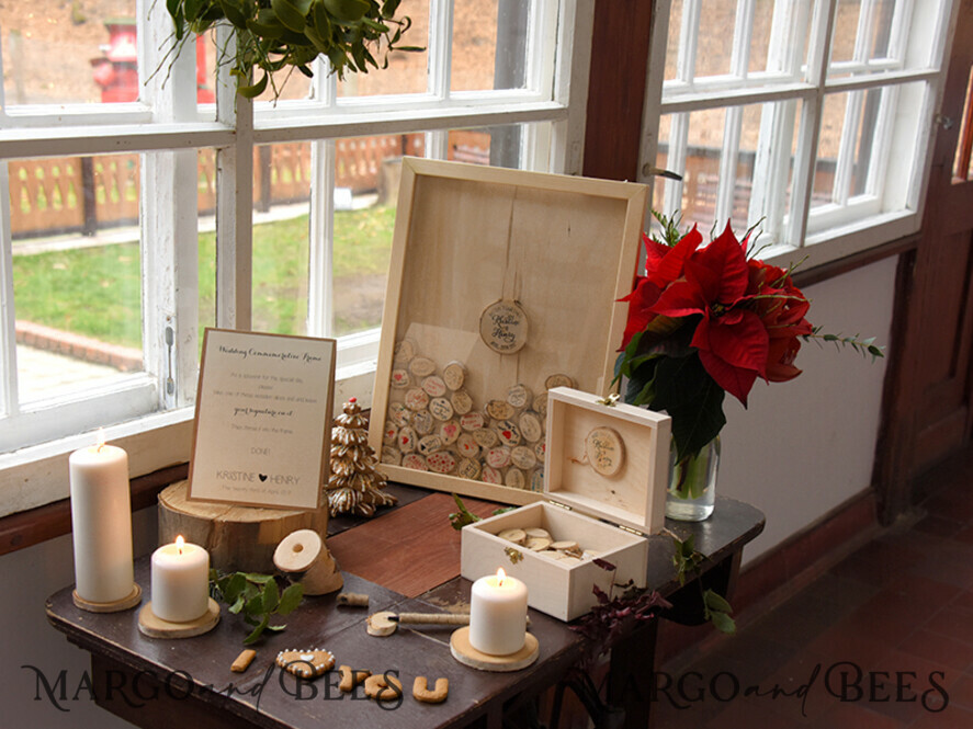 Rerto wedding guestbook, photo frame