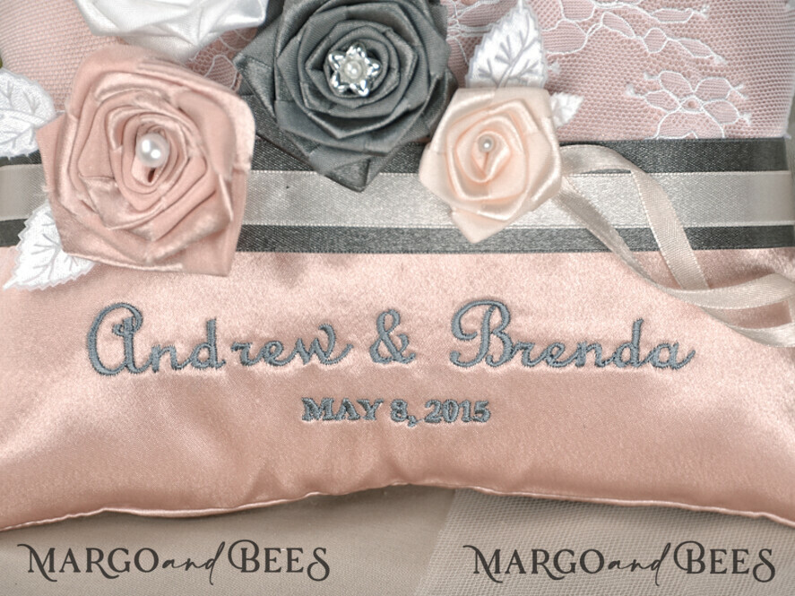 RING BEARER BOXES & PILLOWS vintage ring pillows Vintage wedding Ring Pillow • Custom Ring Bearer Pillow • Boho Glam Ring Bearer
