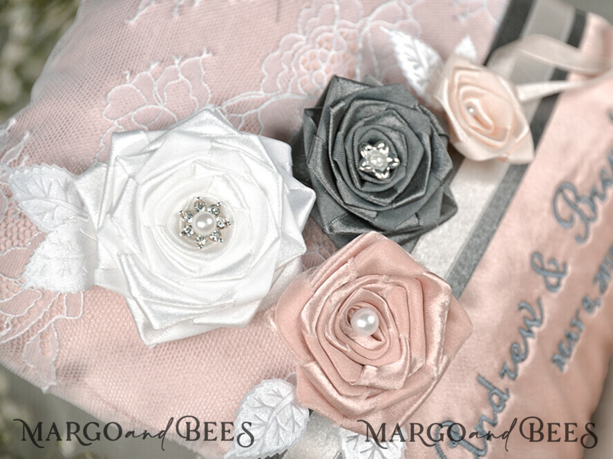 RING BEARER BOXES & PILLOWS vintage ring pillows Vintage wedding Ring Pillow • Custom Ring Bearer Pillow • Boho Glam Ring Bearer