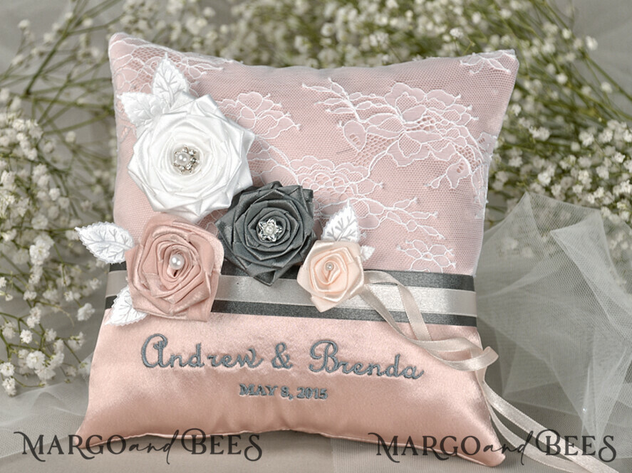 RING BEARER BOXES & PILLOWS vintage ring pillows Vintage wedding Ring Pillow • Custom Ring Bearer Pillow • Boho Glam Ring Bearer