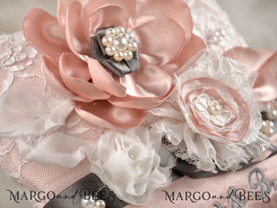 RING BEARER BOXES & PILLOWS vintage ring pillows Handmade Lace Wedding Ring Pillow • Vintage Ring Bearer Pillow • Custom Glamour Ring Bearer