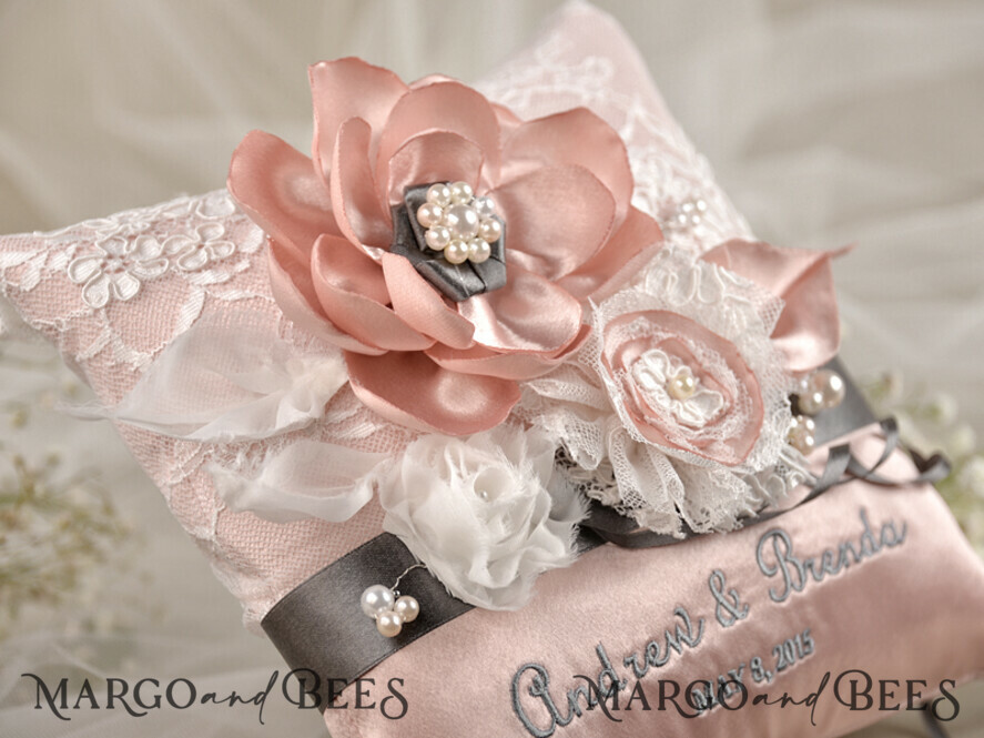 RING BEARER BOXES & PILLOWS vintage ring pillows Handmade Lace Wedding Ring Pillow • Vintage Ring Bearer Pillow • Custom Glamour Ring Bearer