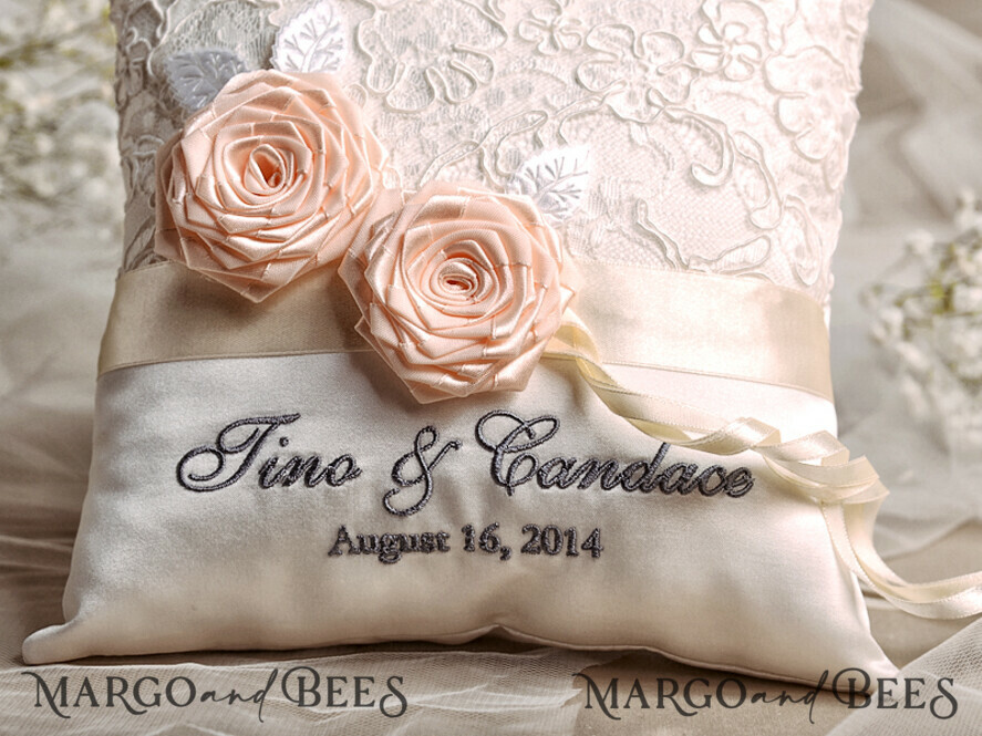 RING BEARER BOXES & PILLOWS vintage ring pillows Vintage wedding Ring Pillow • Custom Ring Bearer Pillow • Boho Glam Ring Bearer