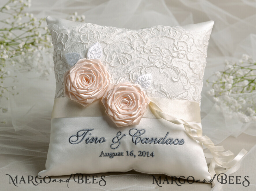RING BEARER BOXES & PILLOWS vintage ring pillows Vintage wedding Ring Pillow • Custom Ring Bearer Pillow • Boho Glam Ring Bearer