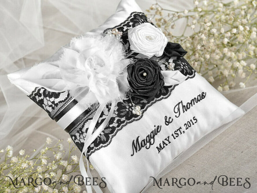 RING BEARER BOXES & PILLOWS vintage ring pillows Handmade Lace Wedding Ring Pillow • Vintage Ring Bearer Pillow • Custom Glamour Ring Bearer