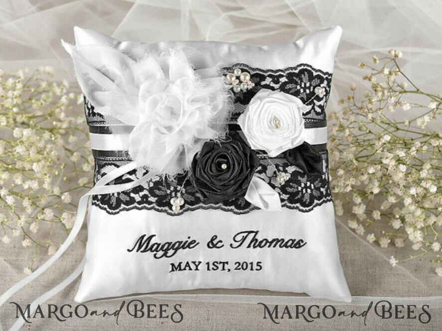 RING BEARER BOXES & PILLOWS vintage ring pillows Handmade Lace Wedding Ring Pillow • Vintage Ring Bearer Pillow • Custom Glamour Ring Bearer
