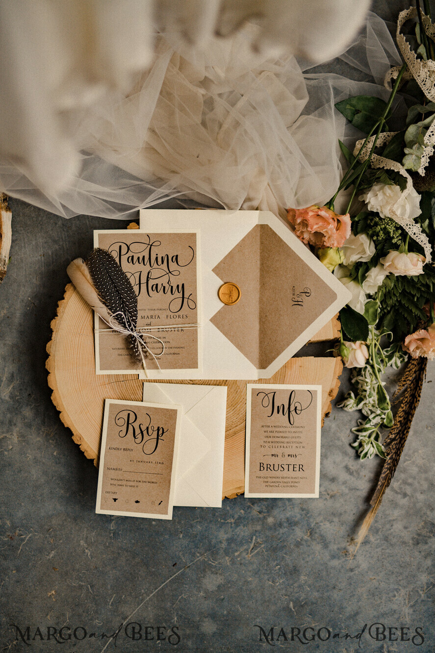 WEDDING INVITATIONS rustic / country / shabby chick Wedding invitations UK barn rustic stationery
