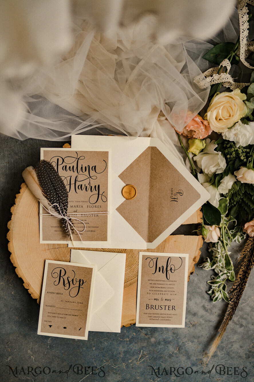 WEDDING INVITATIONS rustic / country / shabby chick Wedding invitations UK barn rustic stationery