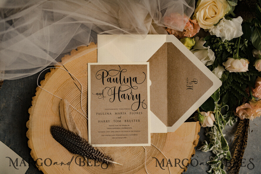 WEDDING INVITATIONS rustic / country / shabby chick Wedding invitations UK barn rustic stationery