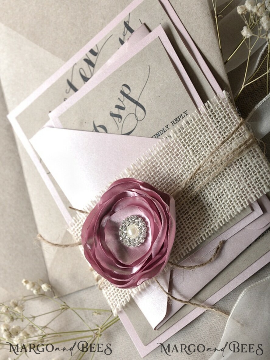 WEDDING INVITATIONS rustic / country / shabby chick Wedding invitations custom, affordable invites