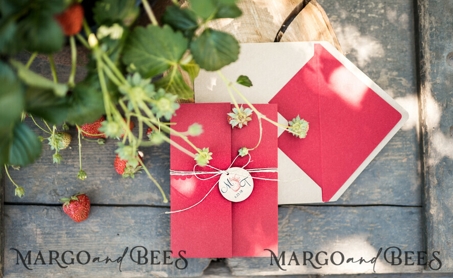 WEDDING INVITATIONS rustic / country / shabby chick Wedding invitations suite burlap hessian invites