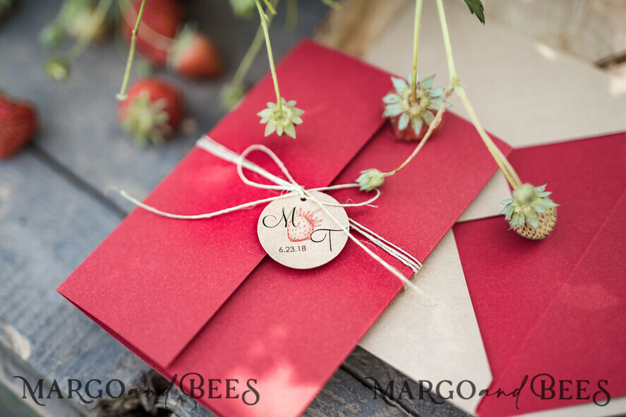WEDDING INVITATIONS rustic / country / shabby chick Wedding invitations suite burlap hessian invites