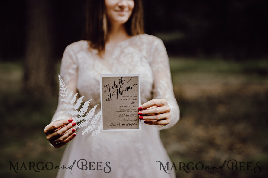 WEDDING INVITATIONS rustic / country / shabby chick Bespoke wedding invitations, country barn stationery