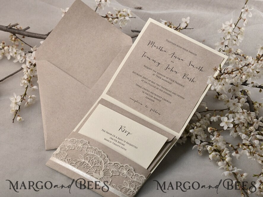 WEDDING INVITATIONS rustic / country / shabby chick Wedding invitations cards barn rustic stationery