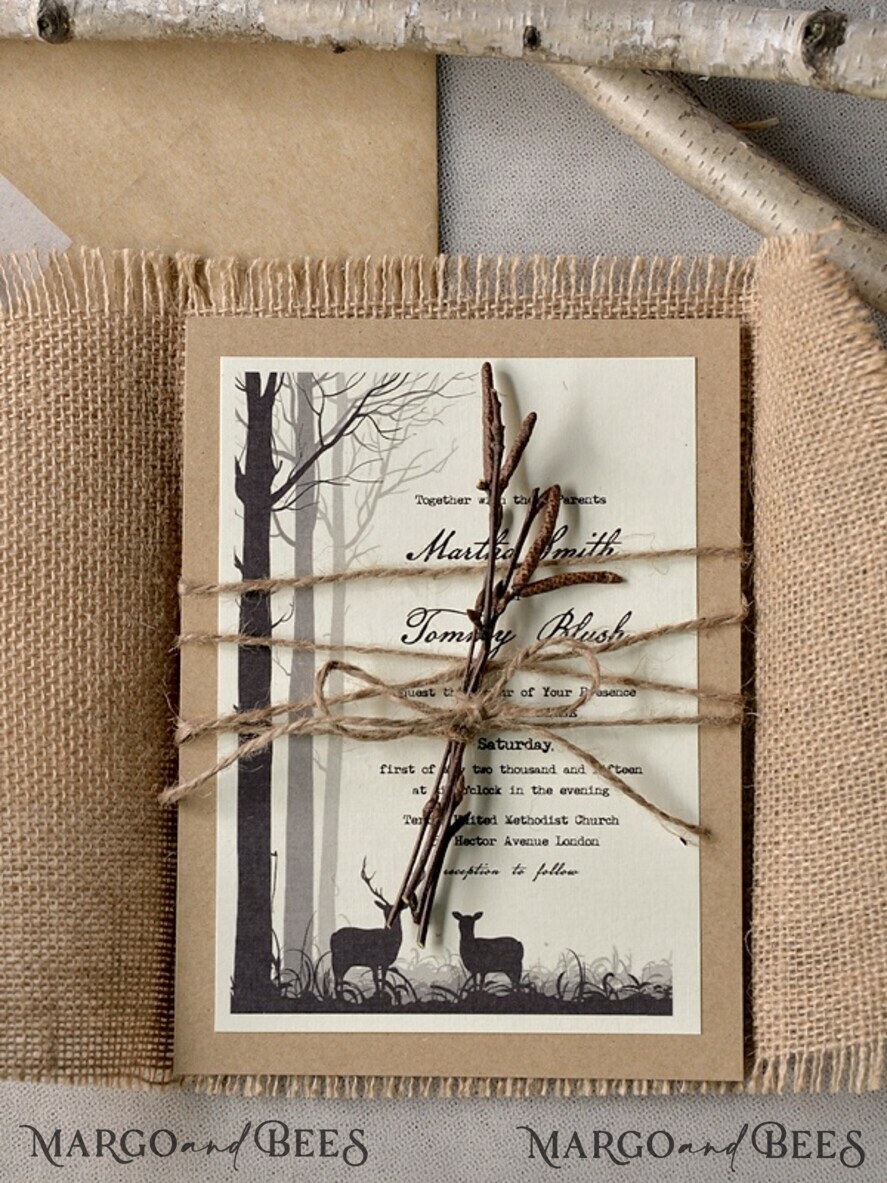 WEDDING INVITATIONS rustic / country / shabby chick Wedding invitations online, rustic eco invites