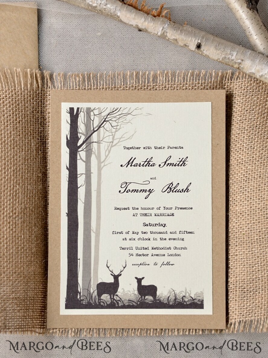 WEDDING INVITATIONS rustic / country / shabby chick Wedding invitations online, rustic eco invites