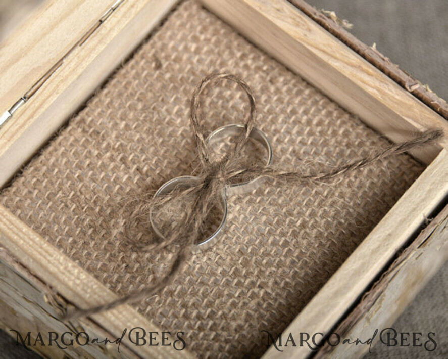 RING BEARER BOXES & PILLOWS Epoxy Wedding rings Box Personalised wedding box his and hers, wooden wedding ring box • rustic ring bearer box • real flowers in resin luxury ring box