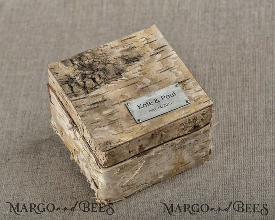 RING BEARER BOXES & PILLOWS Epoxy Wedding rings Box Personalised wedding box his and hers, wooden wedding ring box • rustic ring bearer box • real flowers in resin luxury ring box