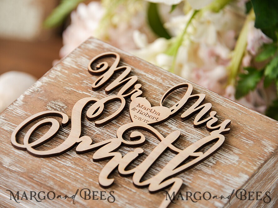 RING BEARER BOXES & PILLOWS Epoxy Wedding rings Box Custom Wedding Ring box for ceremony, Handmade wedding ring box • Real Flowers ring bearer box • wood luxury ring box