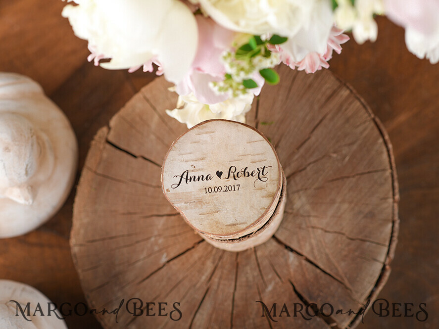 RING BEARER BOXES & PILLOWS Epoxy Wedding rings Box Personalised wedding box his and hers, Handmade wedding ring box • Real Flowers ring bearer box • wood luxury ring box