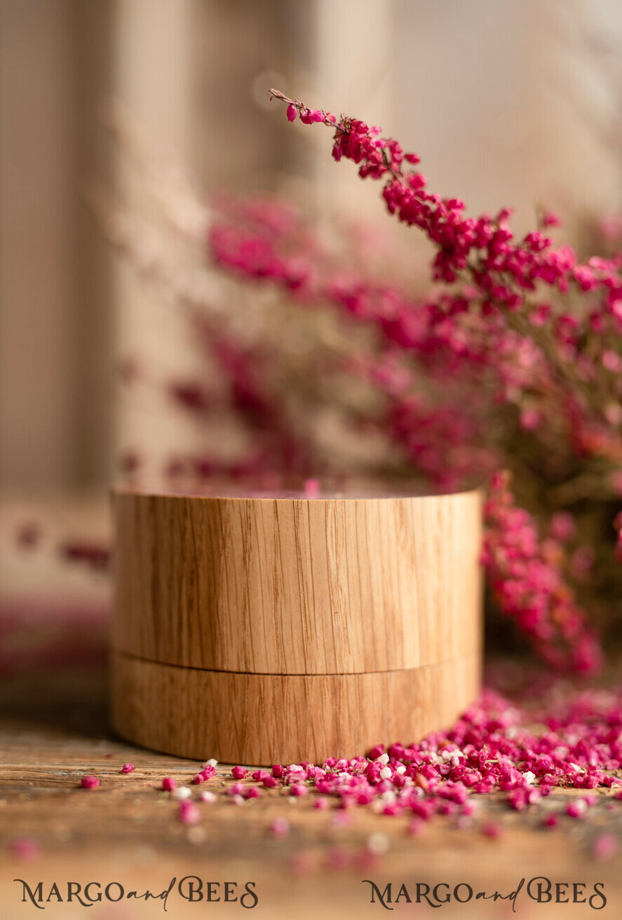 RING BEARER BOXES & PILLOWS Epoxy Wedding rings Box Custom Wedding Ring box for ceremony, Handmade wedding ring box • Real Flowers ring bearer box • wood luxury ring box