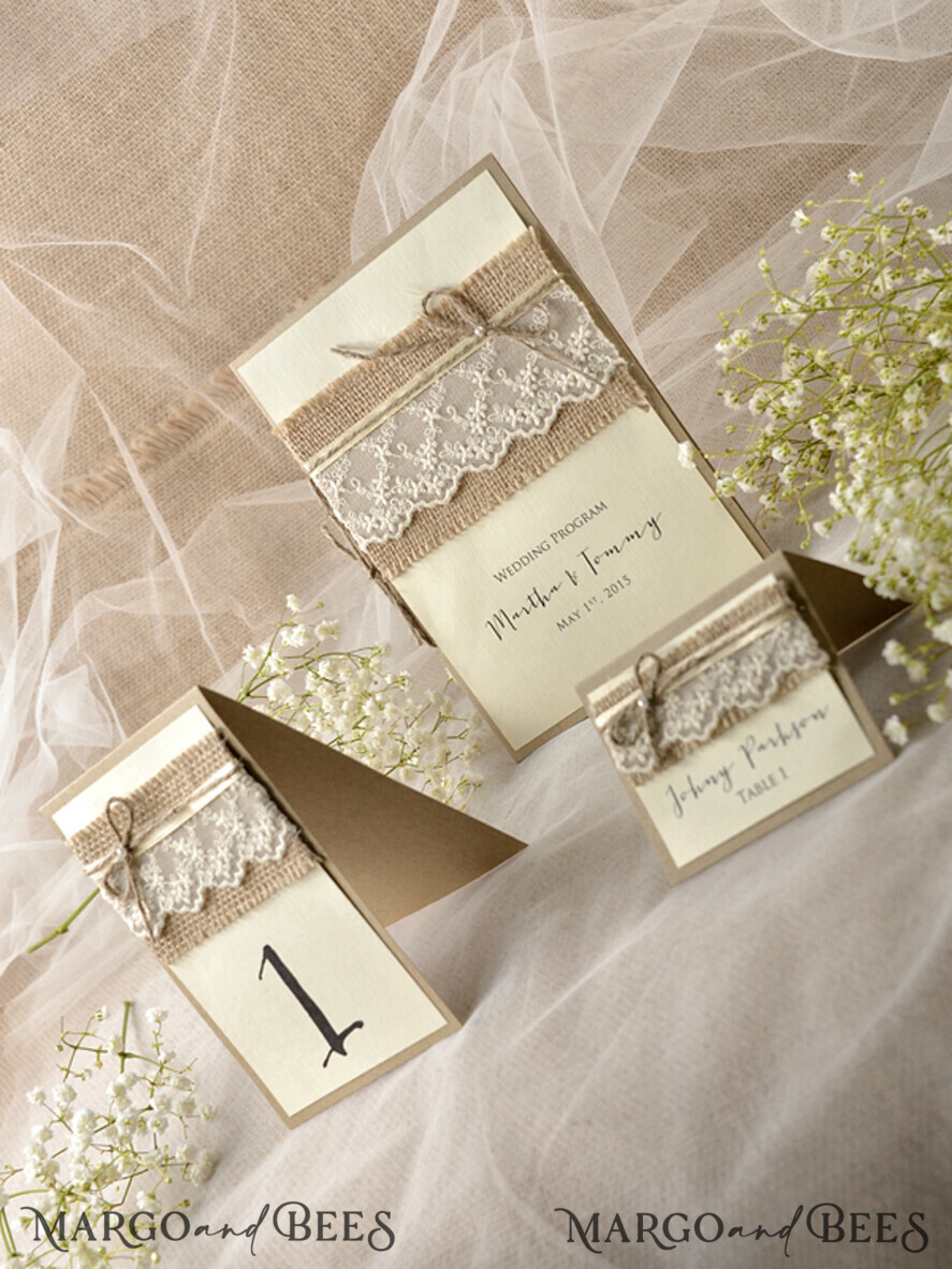 PLACE CARDS / TABLE CARDS Rustic Eco Wedding Place cards Ecru Eco Wedding Place Cards, Rustic Place Cards, Lace and Burlap Twine Wedding Name Cards with Pearl Decor, Eco Rustic Name Tags, Editable Text, Romantic Decor