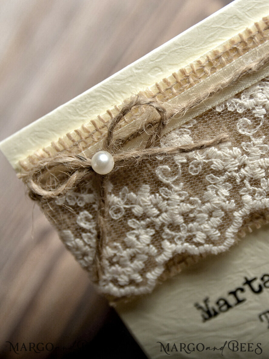 PLACE CARDS / TABLE CARDS Rustic Eco Wedding Place cards Ecru Eco Wedding Place Cards, Rustic Place Cards, Lace and Burlap Twine Wedding Name Cards with Pearl Decor, Eco Rustic Name Tags, Editable Text, Romantic Decor