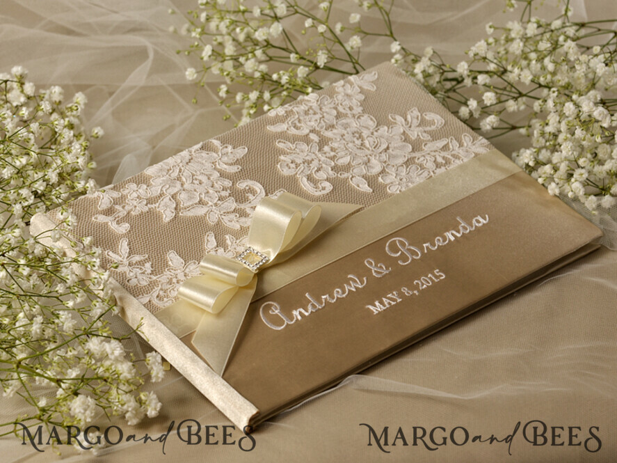 WEDDING GUEST BOOKS Vintage Floral Lace Luxury Wedding GuestBook, Vintage Lace Instant Photo Book Boho Elegant Instax Wedding Photo Guestbook