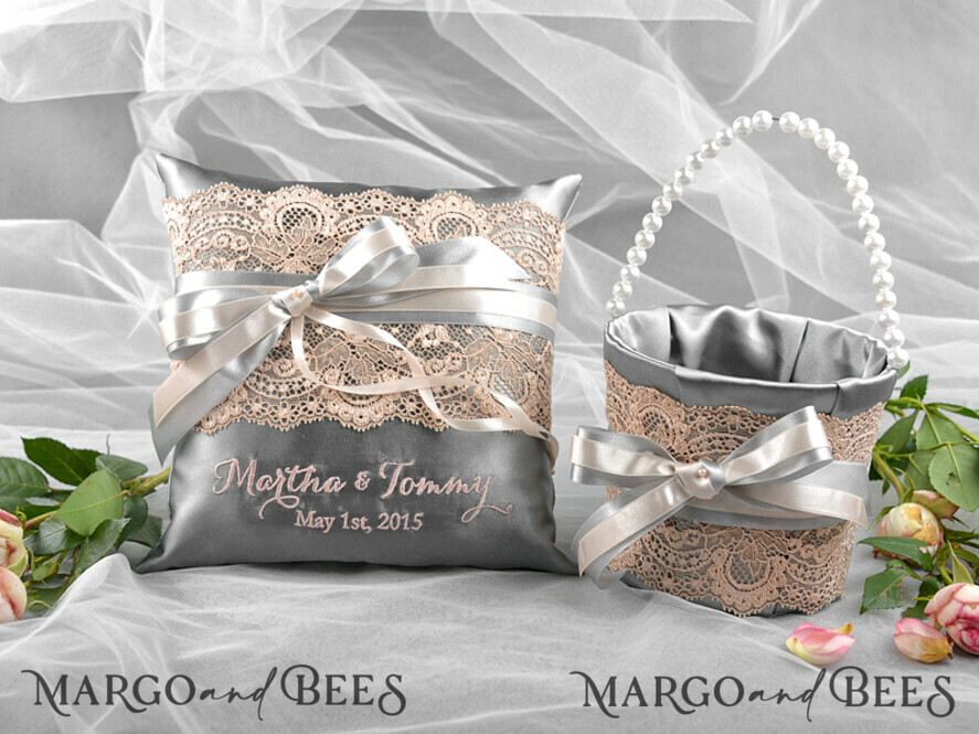 BASKET, PILLOWS & SHOES vintage pillow