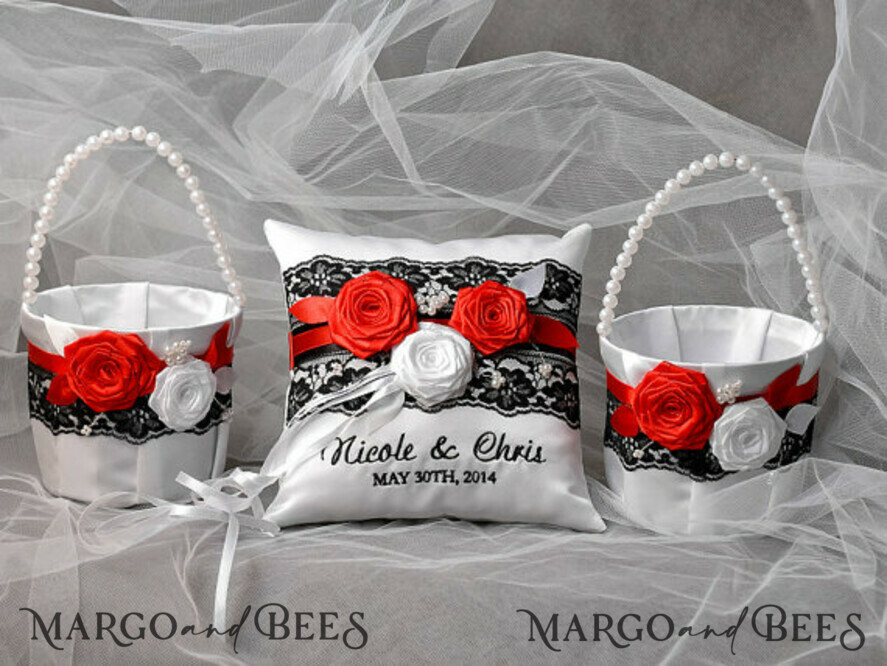 BASKET, PILLOWS & SHOES vintage pillow