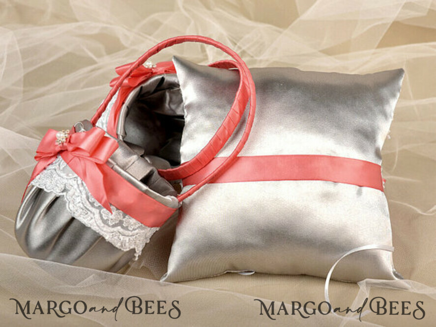 BASKET, PILLOWS & SHOES vintage basket