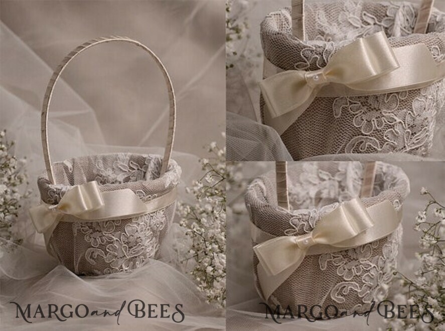 BASKET, PILLOWS & SHOES shabby chic pillow