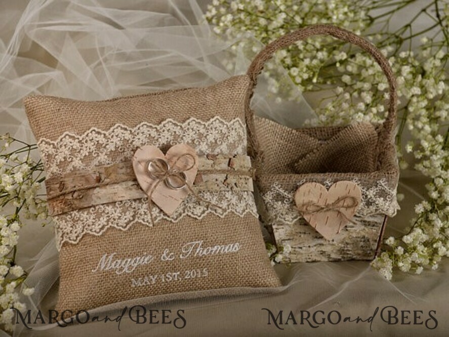 BASKET, PILLOWS & SHOES shabby chic basket