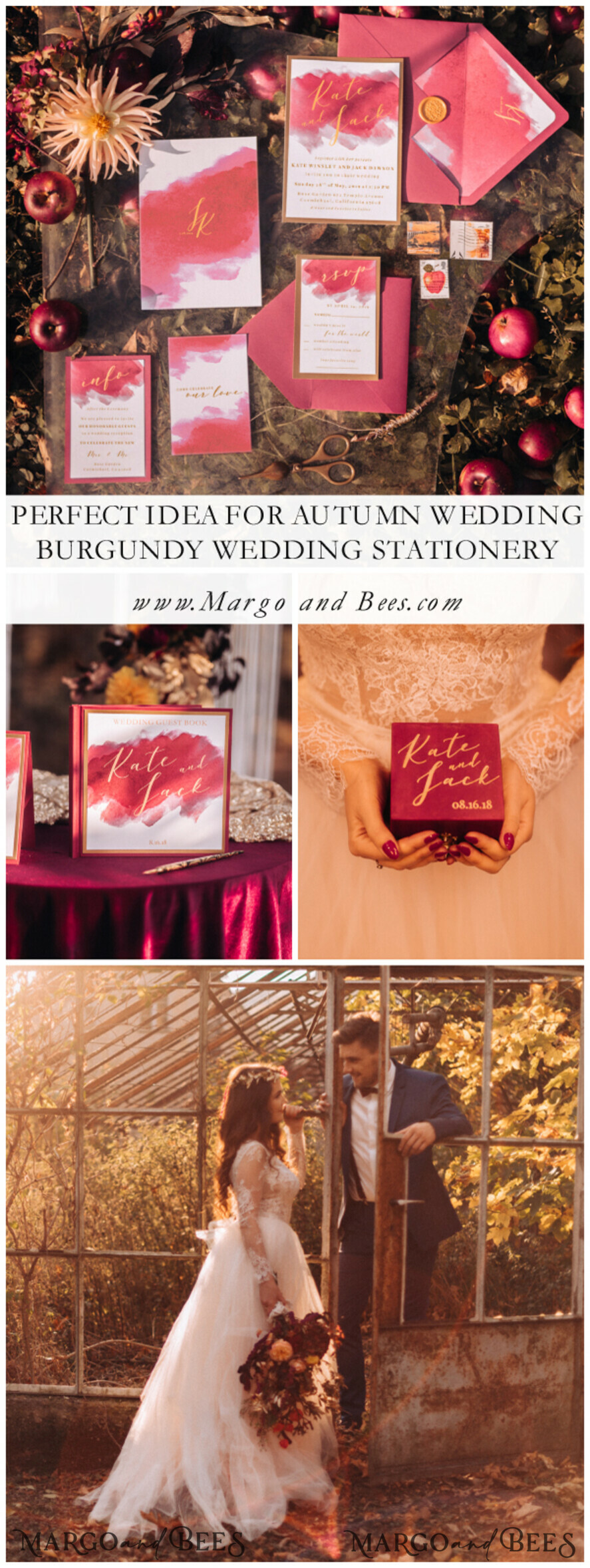 WEDDING INVITATIONS floral / boho / watercolor Affordable wedding invitations colorful romantic stationery dreamy