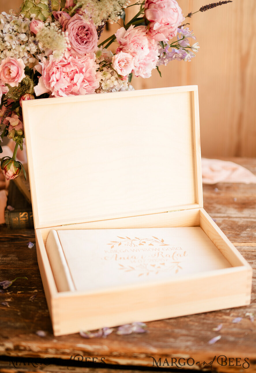 PHOTO ALBUM/ PHOTO BOX Polaroid photo album with writing space Instax Wedding Guestbook, Personalised Photo album with writing space
