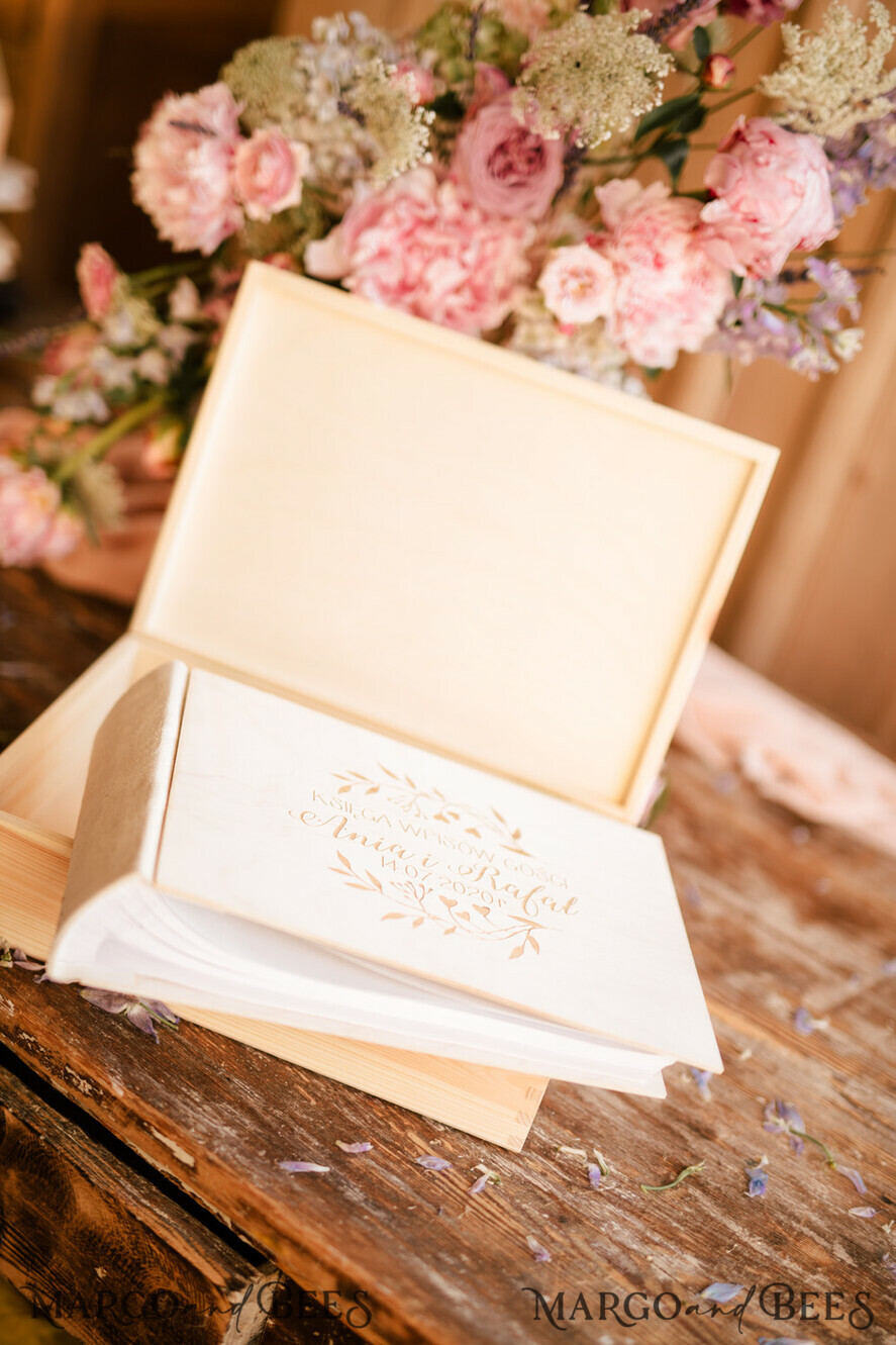 PHOTO ALBUM/ PHOTO BOX Polaroid photo album with writing space Instax Wedding Guestbook, Personalised Photo album with writing space