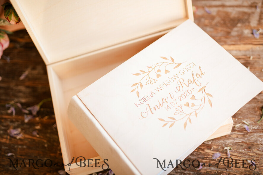 PHOTO ALBUM/ PHOTO BOX Polaroid photo album with writing space Instax Wedding Guestbook, Personalised Photo album with writing space