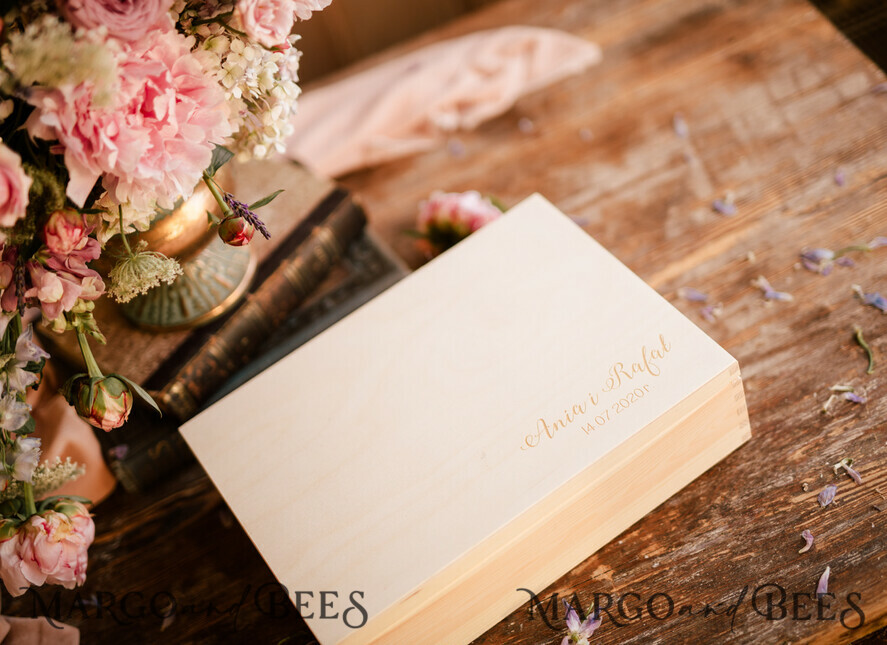PHOTO ALBUM/ PHOTO BOX Polaroid photo album with writing space Instax Wedding Guestbook, Personalised Photo album with writing space