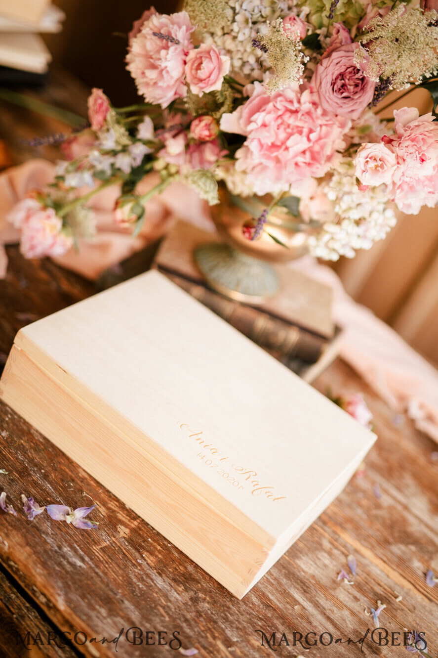 PHOTO ALBUM/ PHOTO BOX Polaroid photo album with writing space Instax Wedding Guestbook, Personalised Photo album with writing space