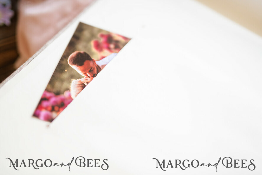 PHOTO ALBUM/ PHOTO BOX Polaroid photo album with writing space WEdding Combo Guestbook and Photo Album, Photo Booth Album with personalised pages