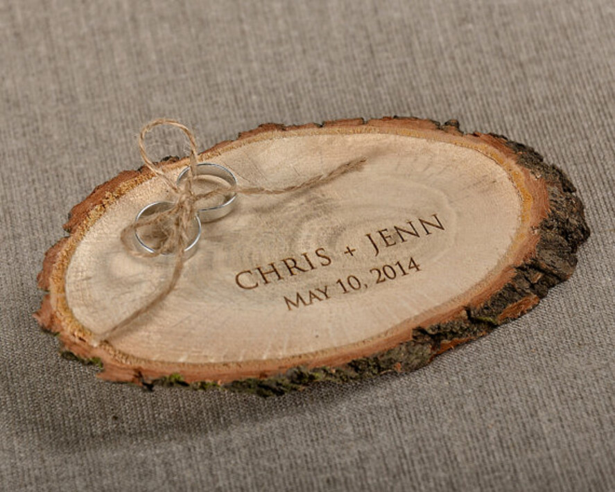 RING BEARER BOXES & PILLOWS Rustic Wedding Moss Bearer wooden wedding ring box • rustic ring bearer box • wooden moss ring box