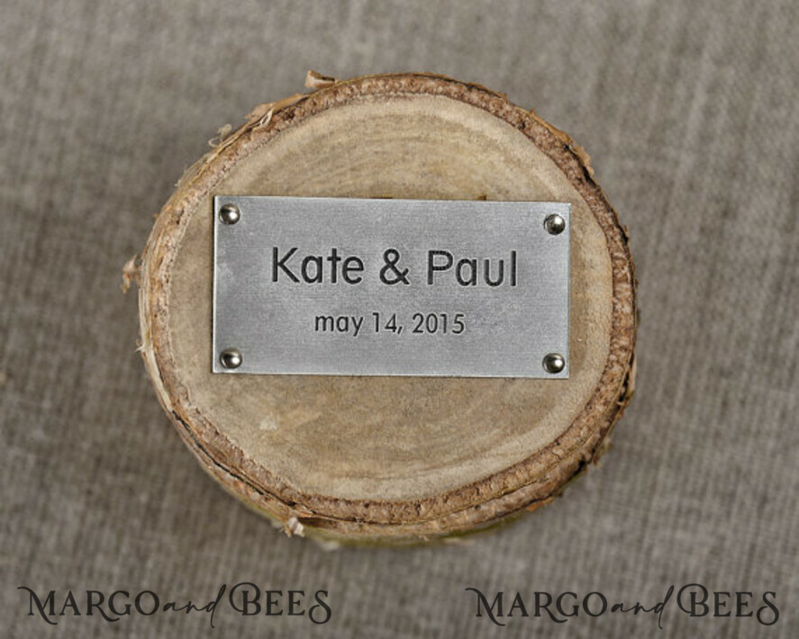 RING BEARER BOXES & PILLOWS Rustic Wedding Moss Bearer rustic wedding ring box • handmade ring bearer box • wood ring box